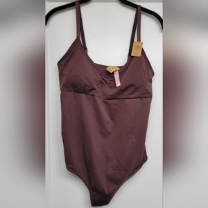 Victoria Secret PINK Seamless Body Shaper.  Color: Chocolate, Size XL.